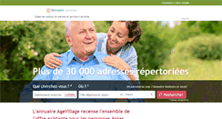 Desktop Screenshot of annuaire.agevillage.com